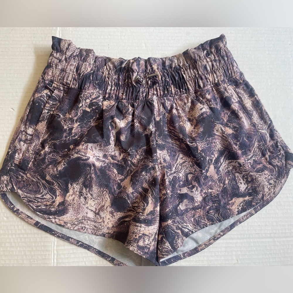 FLX Shorts Women's Purple Midrise Athletic Active Outdoor Running Shorts XS